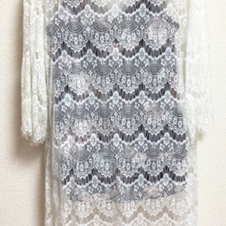 最終値下げ 新品✨デザインレース✨ロングカーディガン❤️✨Lサイズの画像