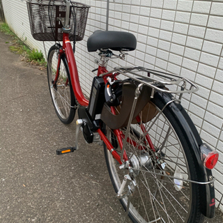 YAMAHA PAS natura レッド 新基準 電動アシスト自転車