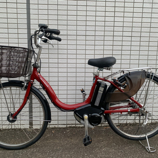 YAMAHA PAS natura レッド 新基準 電動アシスト自転車