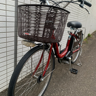 YAMAHA PAS natura レッド 新基準 電動アシスト自転車