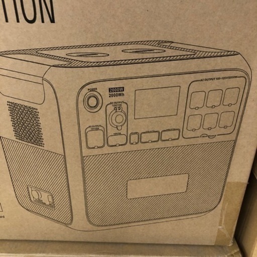 BLUETTI 蓄電池　AC200P 未使用品　【引き取り限定】