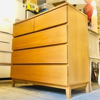 無印 オーク材4段チェスト 廃盤 売約済み】【廃盤品・希少】 無印良品