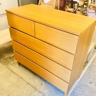 売約済み】【廃盤品・希少】 無印良品 無印 MUJI 収納家具 4段チェスト