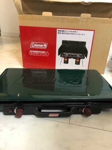 新品#コールマン(COLEMAN) パワーハウスLPツーバーナーストーブII（グリーン） キャンプ用品 ガスバーナー2000006707