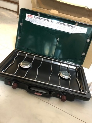 新品#コールマン(COLEMAN) パワーハウスLPツーバーナーストーブII（グリーン） キャンプ用品 ガスバーナー200000670