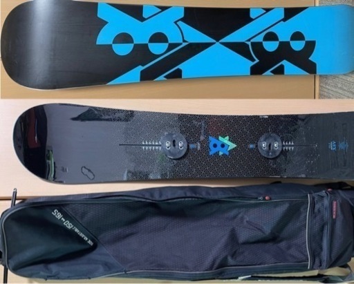 Burton ウェアー上 ビンディング 新品未使用品　☆おまけ付き スノーボード板X8V ボードケース
