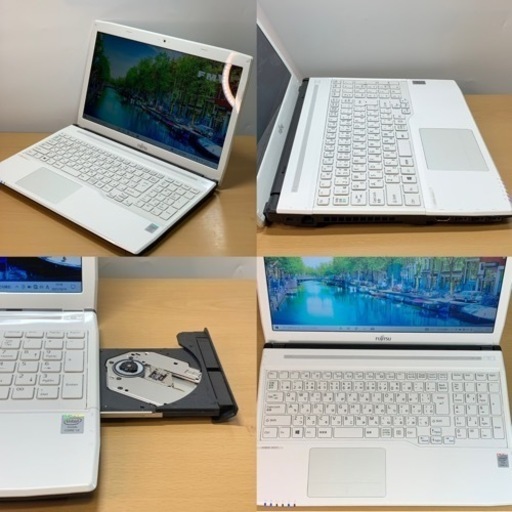 【お取引完了】白いスタンダードノート★2014年モデル★Core i3★メモリ8G★SSD★ブルーレイ★MicrosoftOffice