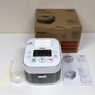 KC-12【美品】Haier 2017年製 3合炊き 炊飯器 高年式