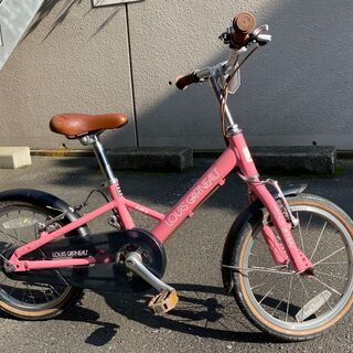 LOUIS GARNEAU ルイガノ 16インチ 子供用自転車 ピンク 直接引取】ルイガノ 子供用自転車 ピンク 16インチ ジュニア