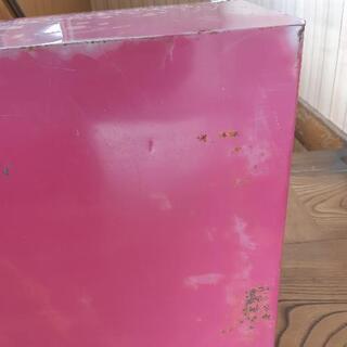 昭和レトロ　スチール製収納ケースの画像