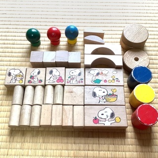 スヌーピー 積み木 つみき の画像