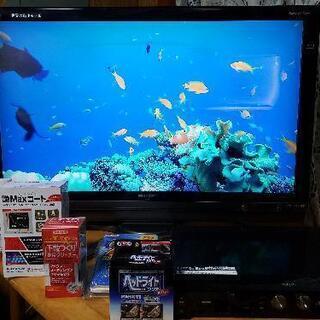 SHARP40型大画面液晶テレビ/シャープHDDプレイヤー/新品...