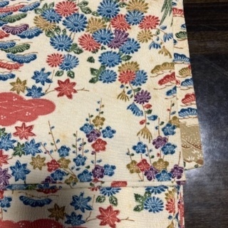 和装2点セット(ピンク) 小紋(絹)　レースショールの画像