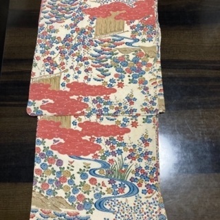 和装2点セット(ピンク) 小紋(絹)　レースショールの画像