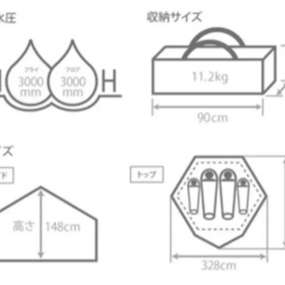 dod キノコテントの画像