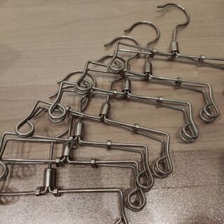 パンツ・スカート用 ニッパーハンガー７個 セットの画像