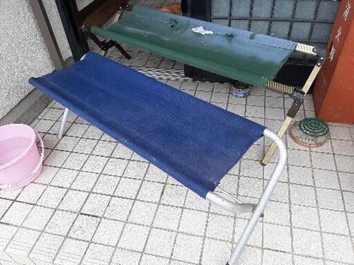④2人掛けチェア　アウトドアチェア　2台まとめて