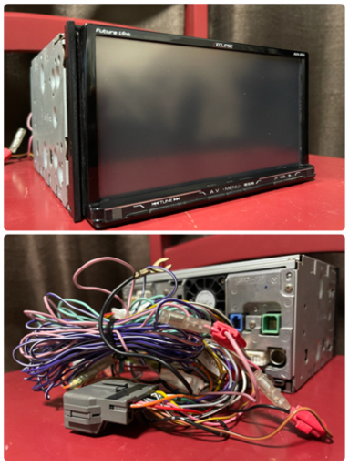 ハ) デンソーテン ECLIPSE イクリプス AVN-Z05i 7型カーナビ フルセグ地デジTV内蔵/SD/CD/DVD/Bluetooth/Wi-Fi/USB/iPod/AUX/HDMI対応 2DIN