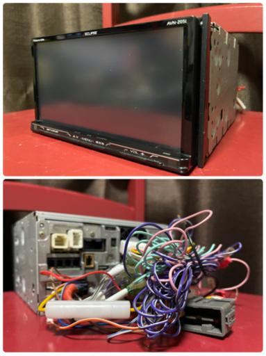  ハ) デンソーテン ECLIPSE イクリプス AVN-Z05i 7型カーナビ フルセグ地デジTV内蔵/SD/CD/DVD/Blue