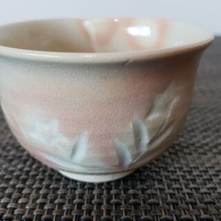 清水焼？　桜色の徳利・おちょこセットの画像