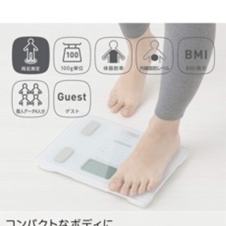 OMROM 電子 体重計の画像