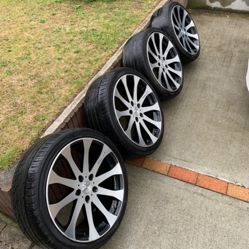 タイヤホイール4本VENERDI Weissach 19インチ 8.5J