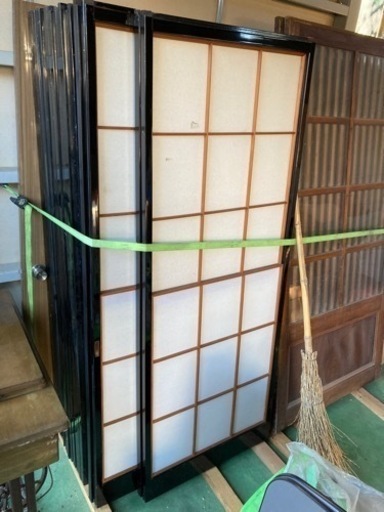 売れました^ ^美品です！雪見障子　4枚セット！昭和レトロ　アンティーク