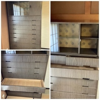 昭和レトロなタンス　10月末処分ですの画像