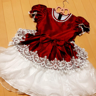 ドレス130cmお食事や発表会にの画像