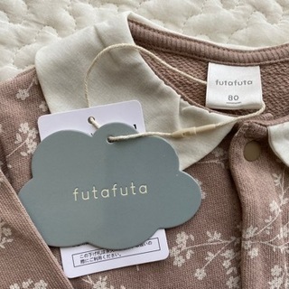 【新品未使用】長袖ロンパース 長袖Tシャツ 80cmの画像