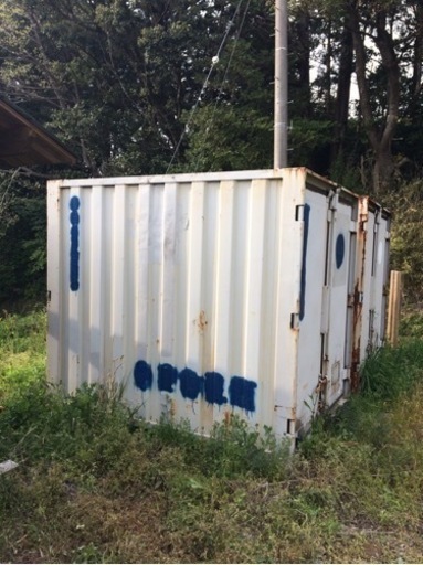 コンテナ付き、売地、資材置き場にも