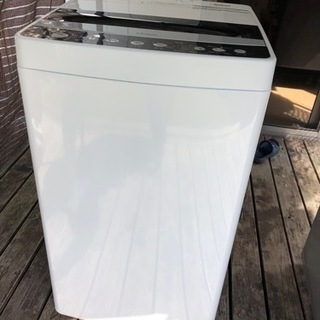 【中古】2019年製　ハイアール4.5キロ洗濯機の画像