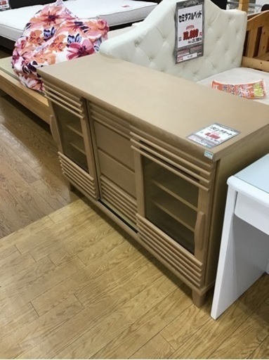 KJ-55【ご来店頂ける方限定】リビングボード　ナチュラル