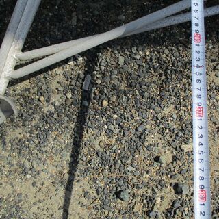 中古　アルミ三脚　剪定　足場　脚立　園芸三脚　引き取りのみ可能の画像