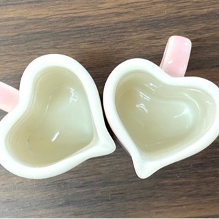 ハートのミルクピッチャーセットの画像