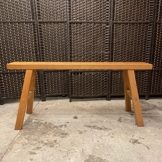 【売約済み】無印良品　無印　MUJI 無垢材ベンチ・オーク材・大...