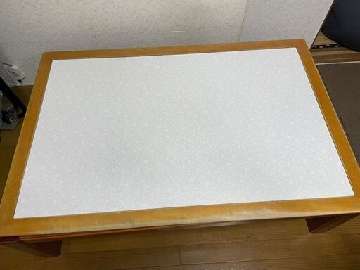 【埼玉/上尾発引取り希望】【近場の配達可能】【中古】大型　コタツ兼テーブル　天板はリバーシブル