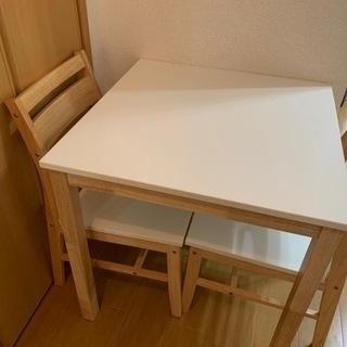 2人用机椅子セット