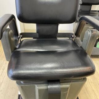 　理容電動椅子　BAR BAR チェア　shinmeiwa 中古　実働の画像