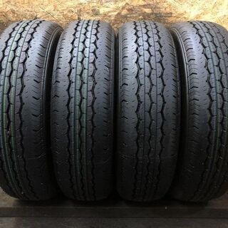 新車外し 2021年製 BS ECOPIA RD613 195/80R15 107/105N LT 15インチ 夏タイヤ 4本 キャラバン レジアスエース等 即決　(JR84)クレジットカード QRコード決済可能