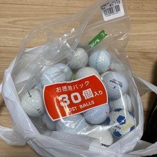 ロストボールとヘッドカバーの画像