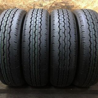 新車外し 2021年製 BS ECOPIA RD613 195/80R15 107/105N LT 15インチ 夏タイヤ 4本 ハイエース キャラバン等 即決　(JR91)クレジットカード QRコード決済可能