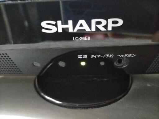 液晶テレビ　SHARP　AQUOS　LC-26E8