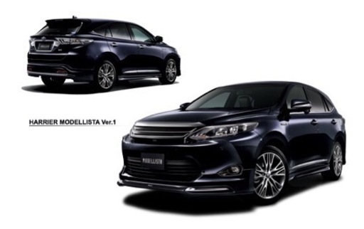 【希少 廃盤】ハリアー モデリスタブランド グリル ブルーLEDライン