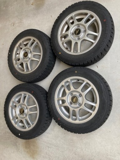 取引中　ウィンターマックス　スタッドレス　ホイールタイヤセット　155/65R13