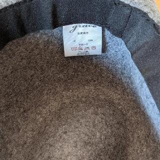 新品　ハット　帽子　グレーの画像
