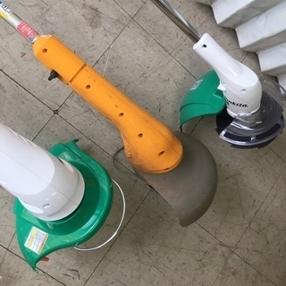 草刈機 刈払機 3点 まとめ 動作品 マキタryobiの画像