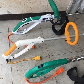 草刈機 刈払機 3点 まとめ 動作品 マキタryobiの画像
