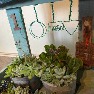 多肉植物やお花の可愛いプランターDIY.の画像