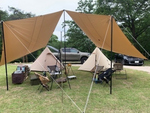 【 5,000円引き】DODワンポールテントS 3人用　タン　グラウンドシート付き